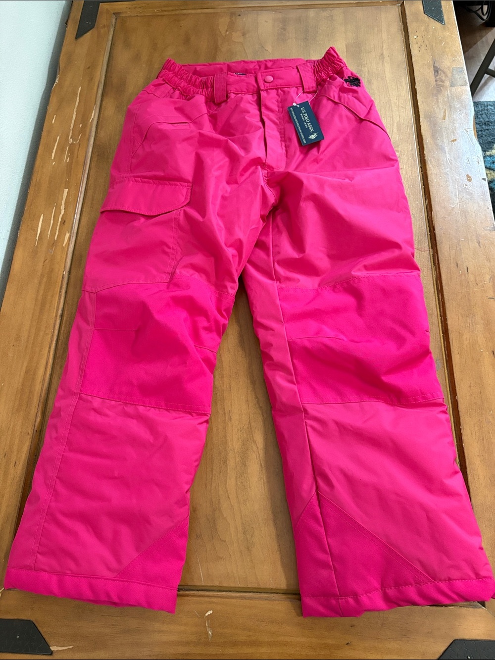 U.S. Polo Assn. NWT Girls Hot Pink Ski Snowboarding Pants Size Large
